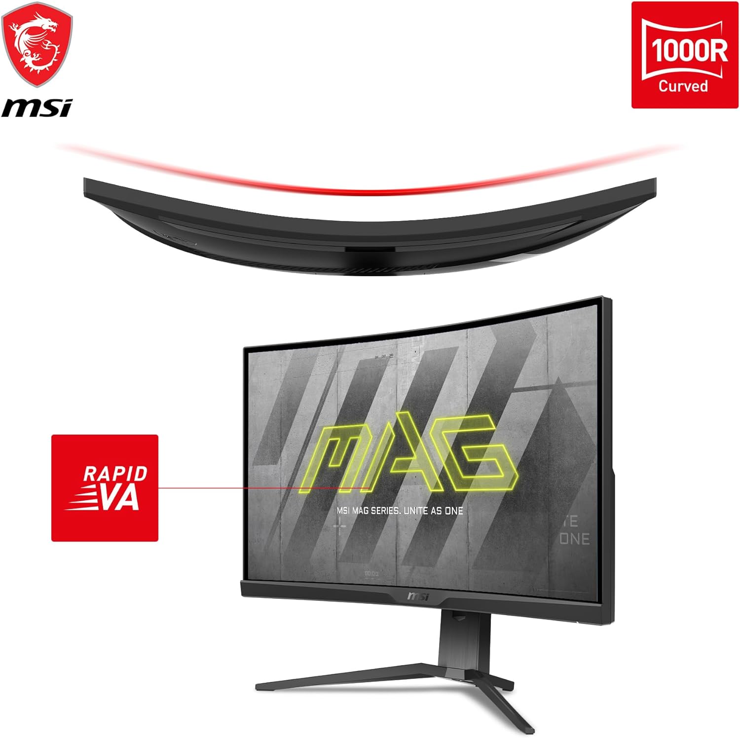 MSI LED Monitor MAG 325CQRF QD 31.5 Inch Curved 170Hz WQHD MSI LED Monitor MAG 325CQRF QD 31.5 Inch Curved 170Hz WQHD